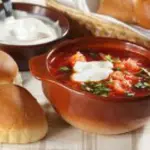 Борщ с курицей