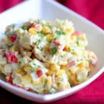 Крабовый салат классический с кукурузой