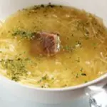 Суп на мясном бульоне