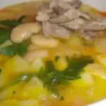 Суп фасолевый с мясом