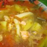 Рыбный суп из форели