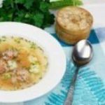 Суп с фрикадельками