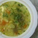 Овощной суп с кабачками