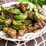 Свинина с кабачками