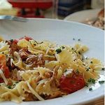 Паста с грибами  лисичками