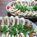 Куриные рулетики с грибами