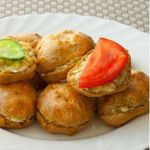 Профитроли с яичным паштетом