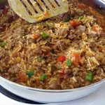 Говядина с жареным рисом по Итальянски