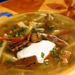Рассольник из куриных потрошков