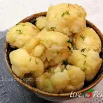Жареная цветная капуста с яйцом