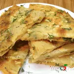 Лепешки с сырной начинкой