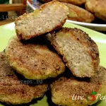 Куриные котлеты с овсяными хлопьями