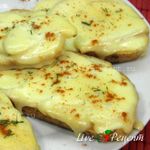 Гренки с яблоками и сыром