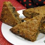 Флепджек с лимоном, орехами и черносливом