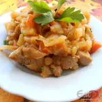 Рагу с овощами и свининой
