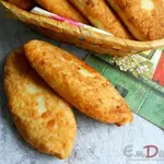 Пирожки с картофелем и грибами из творожного теста