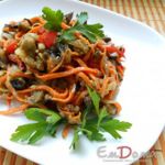 Салат из баклажанов по-корейски