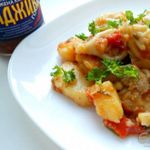 Жаркое с картофелем и пельменями
