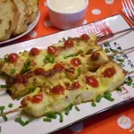 Пикантный шашлычек в духовке из куриного филе