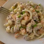 Салат с печенью
