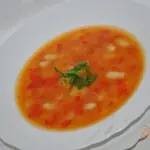 Суп с перцами и фасолью
