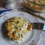 Запеченные сыры с шпинатом