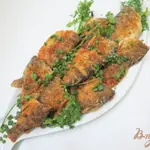 Караси жареные в панировке с кунжутом