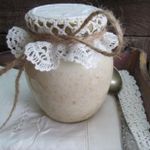 Овсяные хлопья с творогом и апельсиновыми корками.