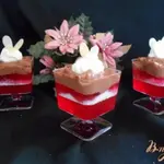 Десерт с желе