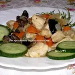 Куриное филе с черносливом