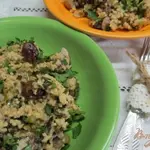Рагу из грибов и пшена