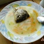 Суп с голов рыбных с манкой