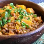 Чечевица с тыквой