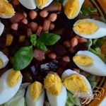Салат из отварной свеклы с нутом