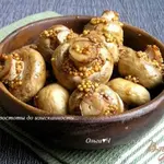 Шампиньоны, запеченные с зернистой горчицей (без масла)