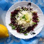 Салат со свеклой и моцареллой