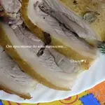 Пряная свиная рулька