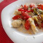 Картофельные ньокки с сыром и зеленью