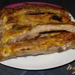Запеченные свиные ребра под соусом