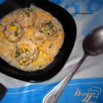 Тефтели в соусе с кукурузой
