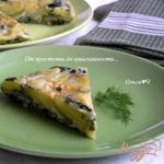Тортилья с луком и шпинатом