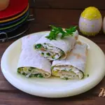 Рулетики из лаваша с брынзой