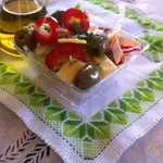 Салат с ветчиной и сыром