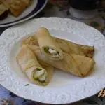 Русские блинчики с рыбной начинкой