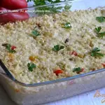 Кассероль со свининой, овощами и коричневым рисом