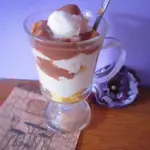 Творожный десерт с мороженым и нутеллой