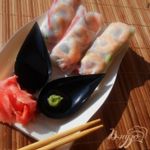 Блинчики из рисовой бумаги с креветками и овощами