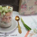 Салат из курицы фасоли и огурца