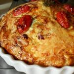 Пирог с капустой и беконом