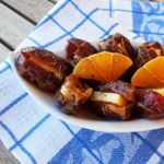 Фаршированные финики в апельсиновом маринаде